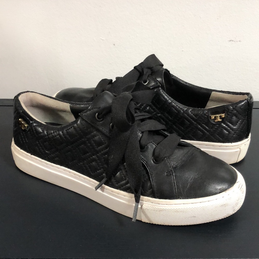 Tory Burch Black Leather Shoes - Picture 2 of 13
